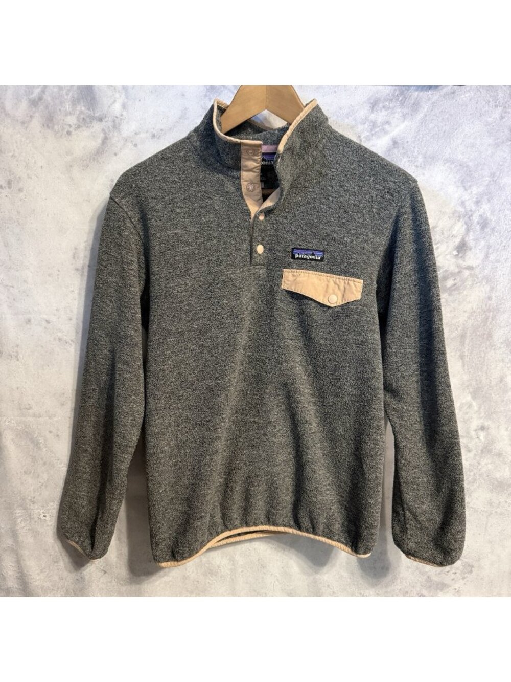Patagonia Synchilla Snap-T Women's Lightweight Fleece Pullover Gray XS 25455